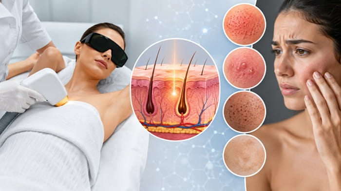 عوارض دستگاه لیزر سایناشور در مشهد